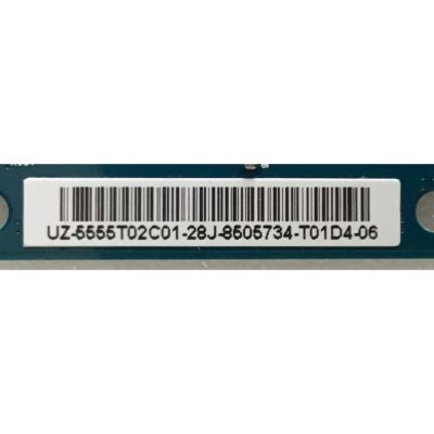 KIT DE TARJETAS PARA TV HITACHI / MAIN CBPFTXCCB01K076 / 715G5538-M0A-001-005X / FUENTE ADTVC2419XH2 / 715G5345-P01-002-003M / T-CON 5555T02C01 / 55T02-C07 / LED DRIVER 5555T02D01 / V341-201 / V341-202 / PANEL T550HVN01.1 / MODELO LE55U516 - Imagen 3